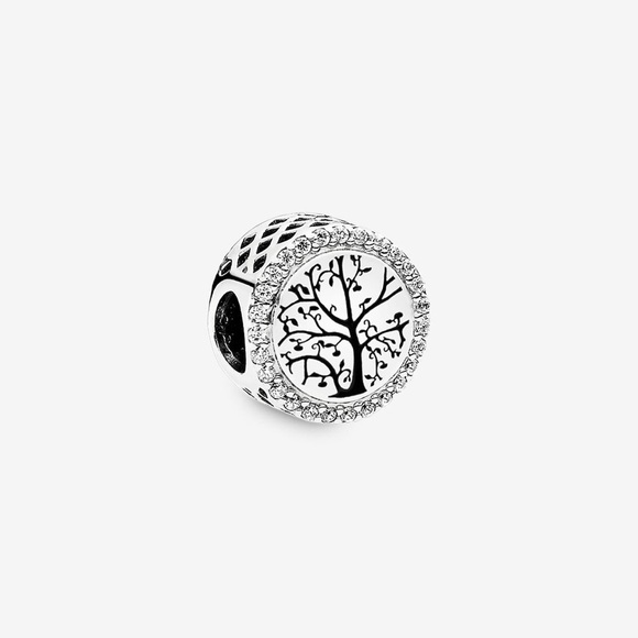 Pandora Grandmother Grandma Love Family Silver Charm 925 Ale CZ gift box #197 - Picture 2 of 5